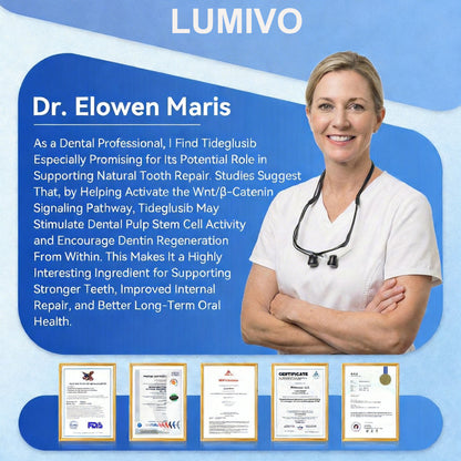 LUMIVO® 🦷 Tideglusib Fast‑Dissolving Tooth & Gum Repair Oral Strips ✨