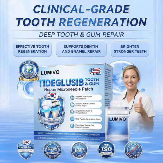 LUMIVO® 🦷 Tideglusib Fast‑Dissolving Tooth & Gum Repair Oral Strips ✨