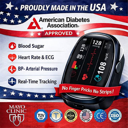 🔥Final 2 Hours – Limited Stock Left🏆BABARIUM™ Non-Invasive Smart Blood Sugar Tracking Device 99.9% Accuracy (Mayo Clinic Recommended)