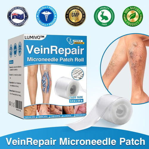 🇦🇺👨‍⚕️✅LUMIVO™ VeinRepair Microneedle Patch Roll⚡Instant Relief, Long-Term Results