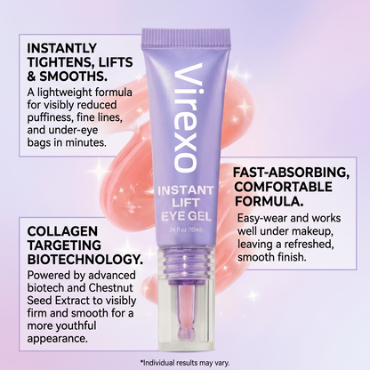 Final 3 Hours: 60%OFF🔥 Instant Lift Eye Gel for Puffiness, Bags & Dark Circles