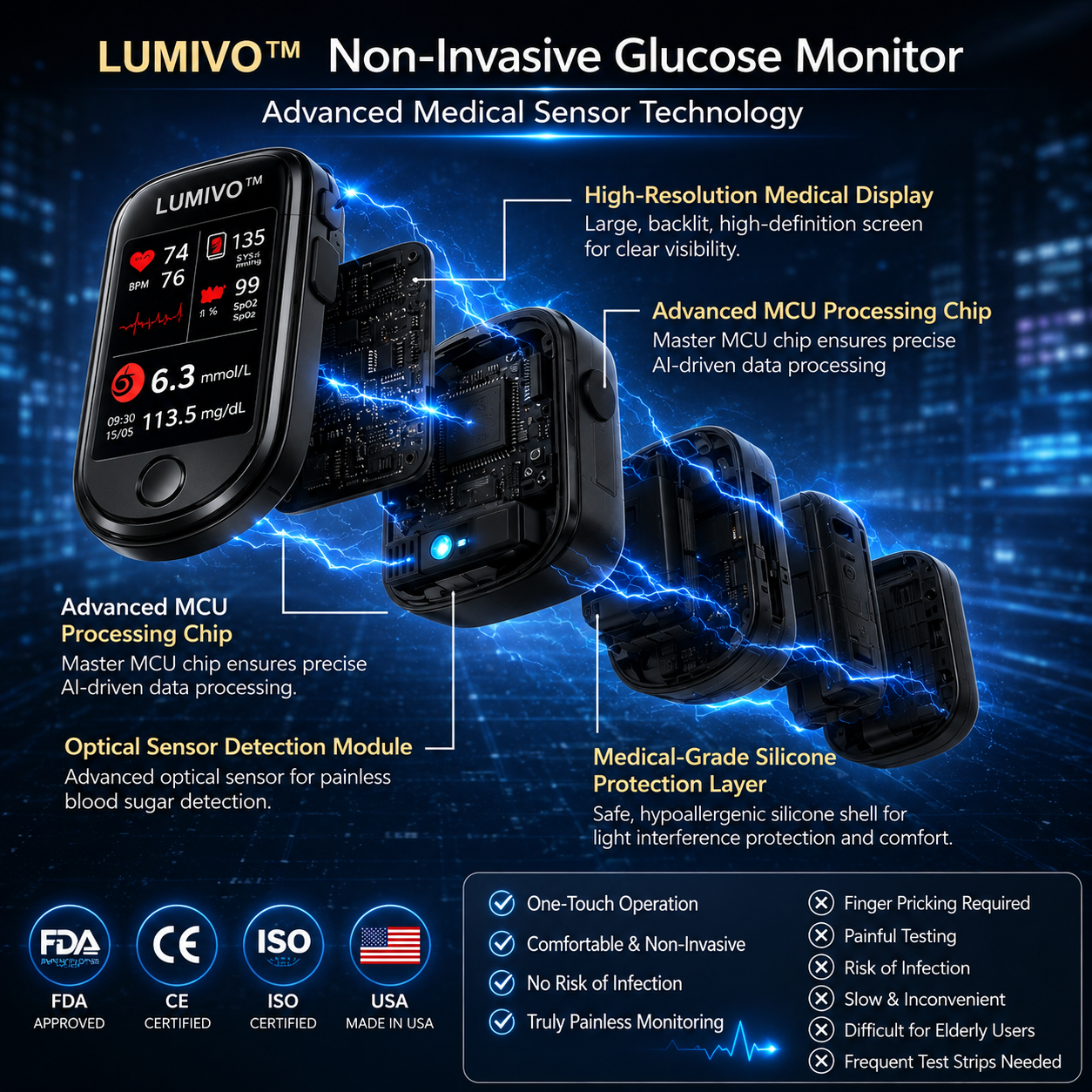 🔥Final 3 Hours: 70% OFF🏆Develops Newly Launched Non-Invasive Smart Tracking Device✅TGA Approved