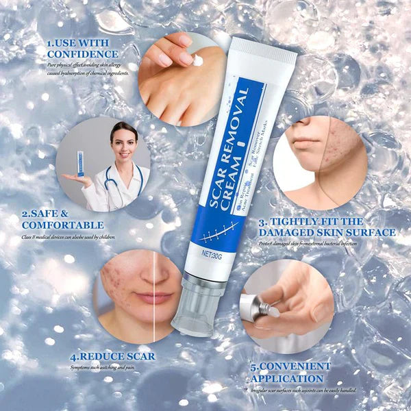 🔥Limited-time 60% sale--LUMIVO Scar Repair Cream — Smooth, Clear, Confident Skin